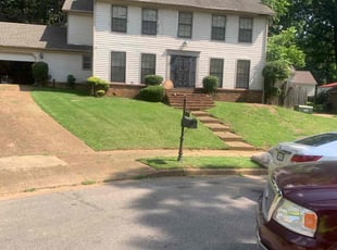 Kay B.'s grass cutting service result