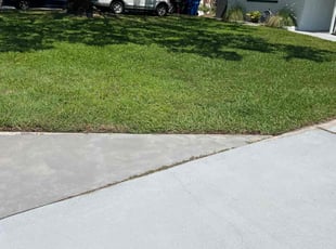 A B.'s lawn care services service result