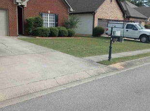 Amber G.'s lawn maintenance service result