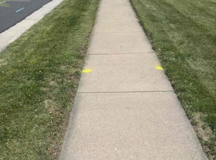 Jon M.'s grass maintenance service result