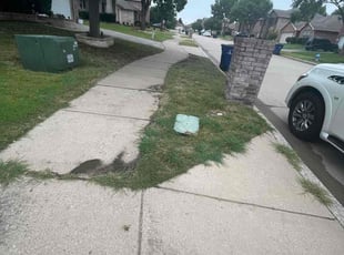 Jessica E.'s turf maintenance service result