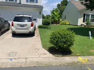 Ebony G.'s lawn maintenance service result