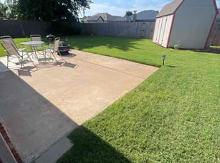 Megan M.'s grass maintenance service result