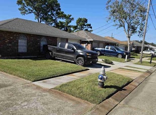 Julie W.'s grass maintenance service result