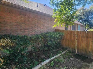 Melissa D.'s Bush Trimming service result