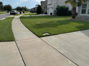 Martha C.'s lawn care services service result