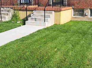 Kim K.'s grass cutting service result