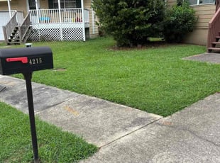 Jenny D.'s lawn care services service result