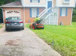 Jack C.'s lawn maintenance service result