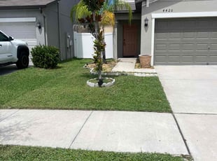 Christina S.'s grass maintenance service result