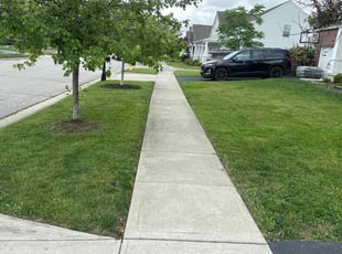 John M.'s lawn maintenance service result
