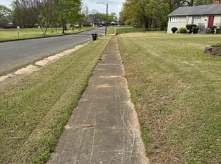 CHERYL G.'s lawn maintenance service result