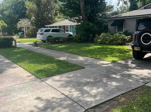 Gung Y.'s turf maintenance service result