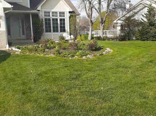 Lakshmi S.'s lawn maintenance service result