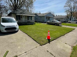 Mike B.'s grass cutting service result