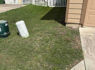 Mary W.'s grass maintenance service result
