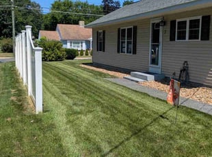 Devin M.'s grass cutting service result