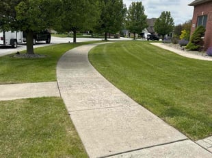Austin W.'s grass maintenance service result