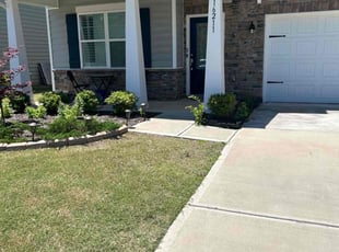 Cheryl G.'s grass cutting service result