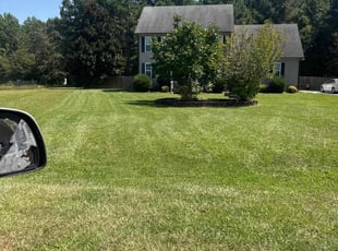 Josh T.'s lawn maintenance service result