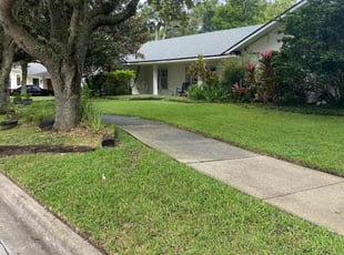 Jen A.'s grass maintenance service result