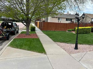 Roger E.'s lawn care services service result