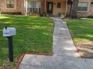 Lin H.'s landscaping service result