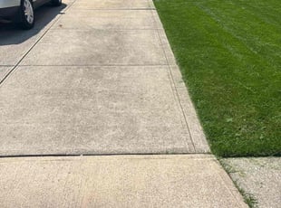 Christina B.'s lawn care service result