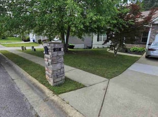 Pat C.'s lawn maintenance service result