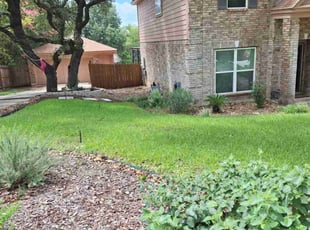 Amber J.'s grass maintenance service result