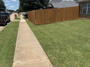 Mel M.'s turf care service result