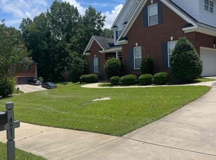 Robert J.'s grass maintenance service result