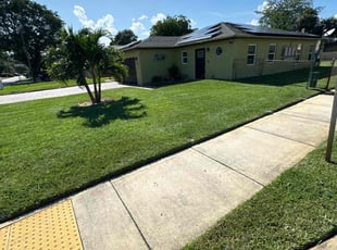 Joseph V.'s lawn maintenance service result