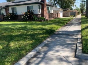 Valerie V.'s turf maintenance service result
