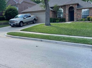 KaTanya W.'s grass cutting service result