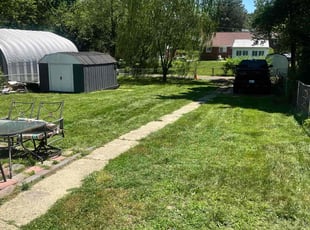 Betty T.'s lawn maintenance service result