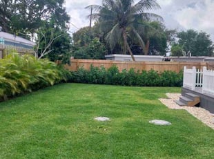 Kristina Q.'s lawn maintenance service result