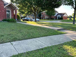 Keisha W.'s lawn maintenance service result