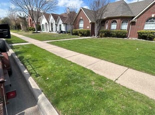 Arthur K.'s grass cutting service result