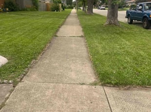 Claudia E.'s lawn service service result
