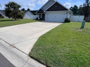 Megan D.'s lawn care service result