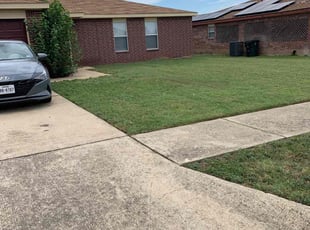 Larry D.'s lawn maintenance service result
