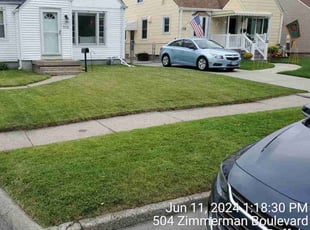 Veronica B.'s lawn maintenance service result