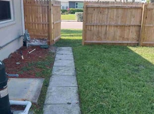 Amber H.'s Long Grass Cleanup service result