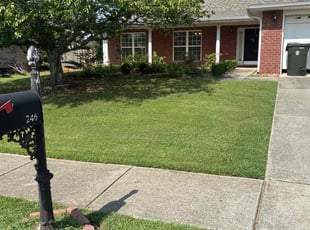 Grace W.'s lawn maintenance service result