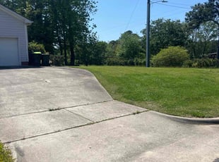 James W.'s grass cutting service result
