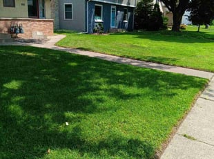 Marie R.'s turf maintenance service result