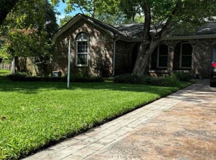 Terrie W.'s grass maintenance service result