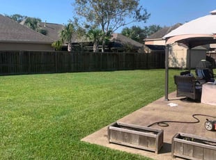 Melanie P.'s grass maintenance service result