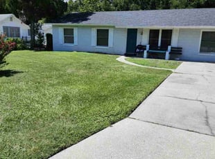 Travis D.'s lawn care services service result